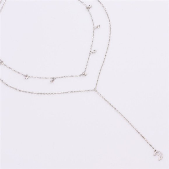 💎✨ Layered Choker Lasso Necklace - Picture 3 of 5